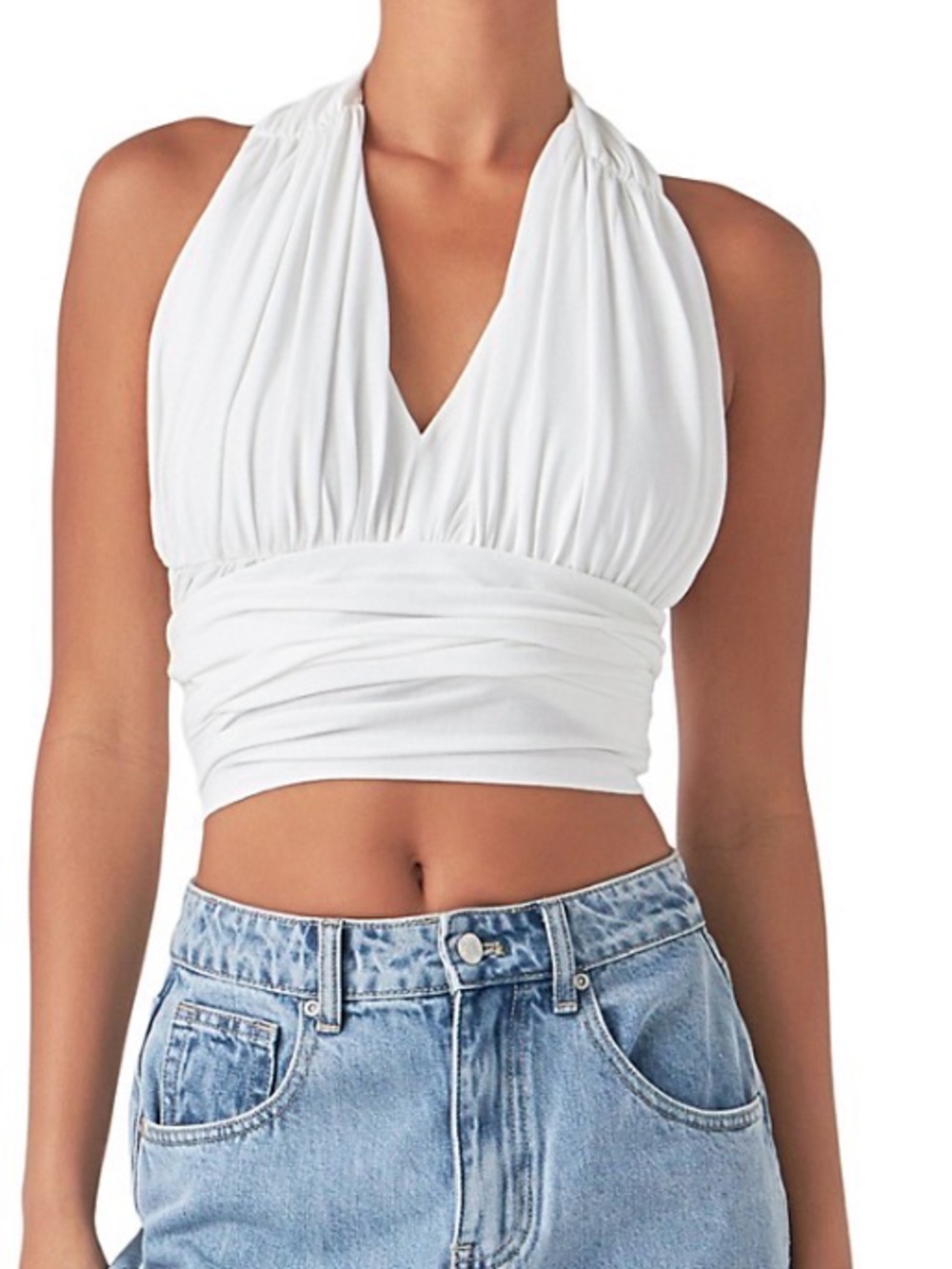 NWOT Gray Lab Convertible Knit Strap Top Size Medium